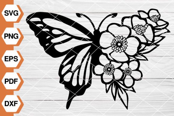 Download Butterfly Flower SVG Files - Svg file Collection