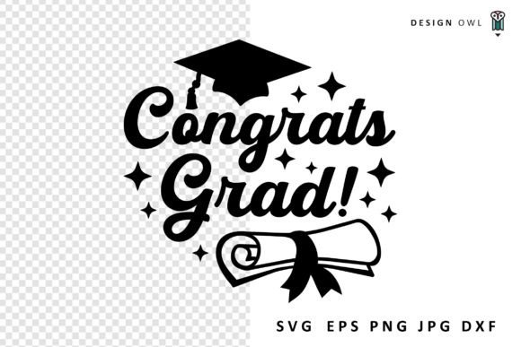 Download Congrats Grad - Graduation SVG File - Svg file Collection