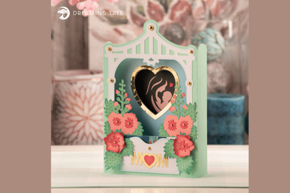 Download Mother's Day Paperscape Card SVG - Premium Resources