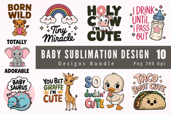 Download Baby Sublimation Design Bundle - Premium Resources