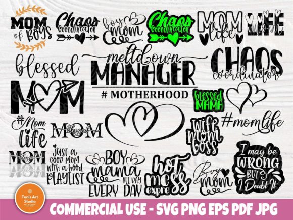 Download Funny Mom Quotes, SVG Bundle, Svg Files - Svg file Collection