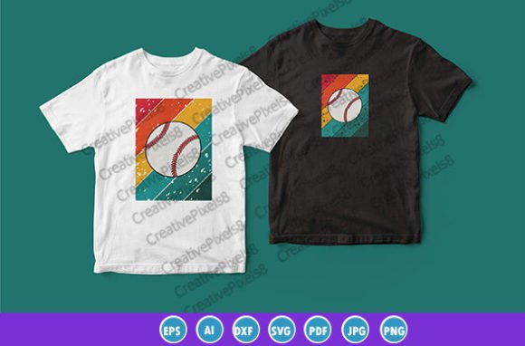 Download Vintage Shirt Design with Baseball - Vintage shirt Collection