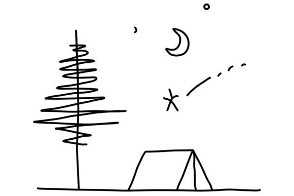Download Tent and Tree Landscape SVG, PNG, JPEG, - Landscape svg Collection
