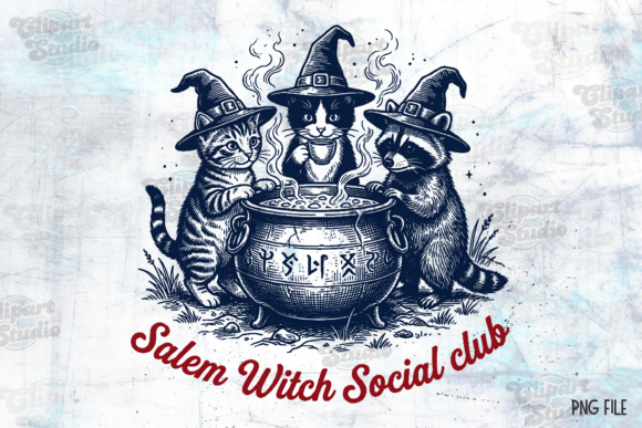 Download Salem Witch Vintage Shirt PNG - Vintage shirt Collection