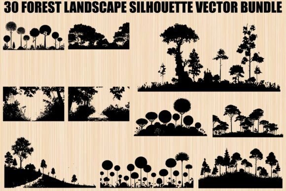 Download Forest Landscape SVG Bundle - Landscape svg Collection